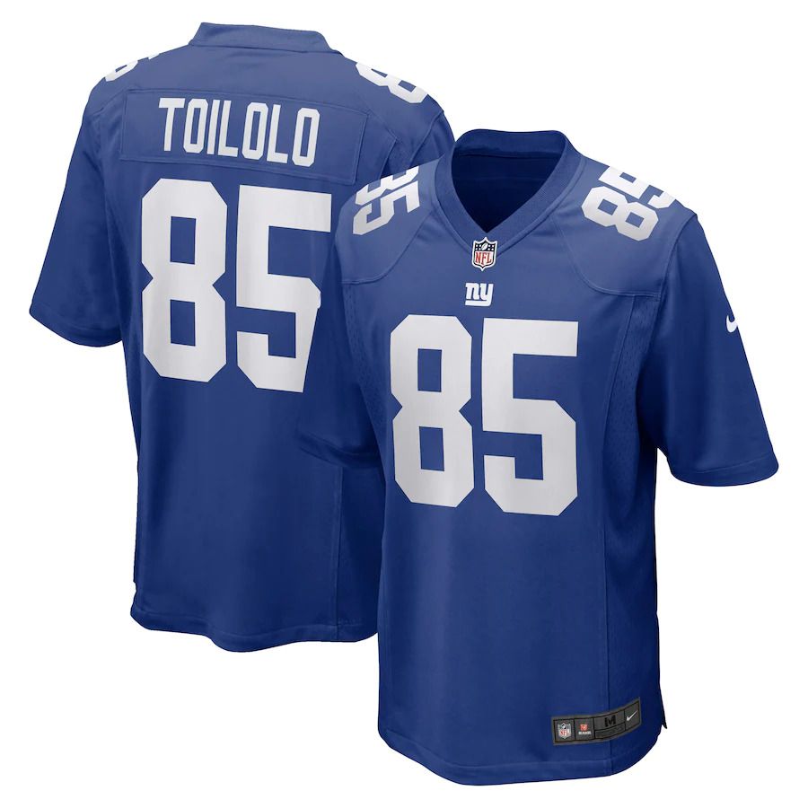 Men New York Giants #85 Levine Toilolo Nike Royal Game NFL Jersey->new york giants->NFL Jersey
